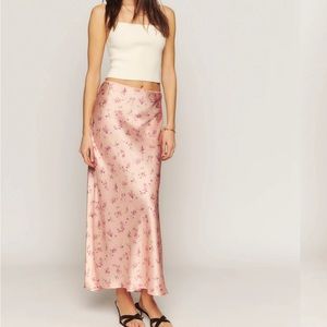NWT Reformation Layla Silk Skirt - 6P